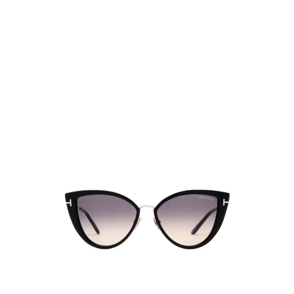 Tom Ford Black Gradient Cat-Eye Sunglasses - Picture 1 of 3